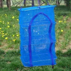 Trail u0026 Beyond Camping Im Freien|Outdoor-Artikel-Faltbarer mehrschichtiger Fischernetzständer - Outdoor-Angelausrüstung