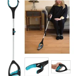 Roam Ready Mobilitäts- Und Support-Tools|Heimwerkzeuge-Faltbarer Müllgreifer – rotierendes Abfallgreifwerkzeug mit langem Griff