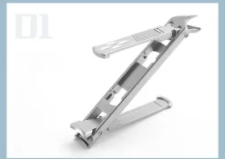 PureGlow Männerpflege|Frauenpflege-Faltbarer Nagelknipser aus Edelstahl – 3-in-1-Pflegewerkzeug