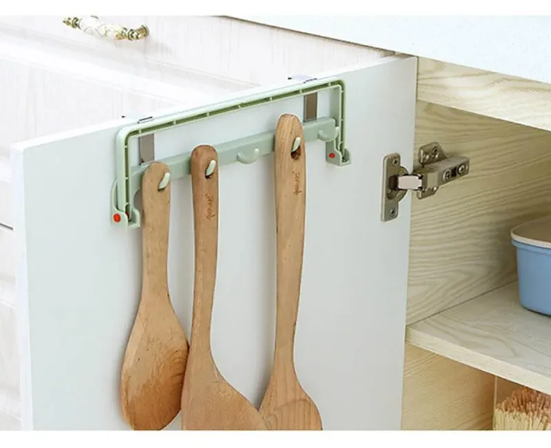 Tranquil Waters Badezimmer|Küche & Esszimmer-Faltbarer Schrank-Organizer-Aufhänger – platzsparende Aufbewahrungslösung