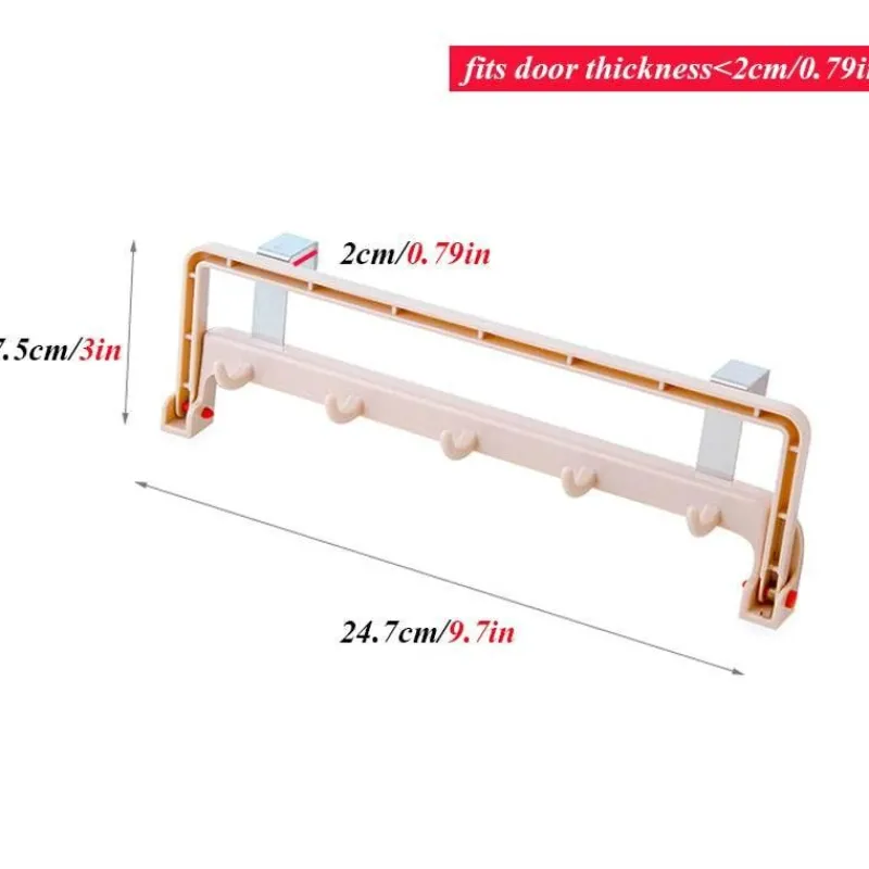 Tranquil Waters Badezimmer|Küche & Esszimmer-Faltbarer Schrank-Organizer-Aufhänger – platzsparende Aufbewahrungslösung