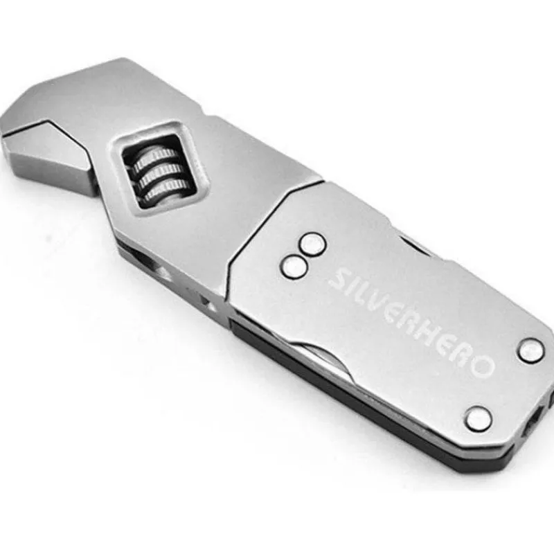 The Decor Haven Fahrräder & Verkehr|Camping Im Freien-Faltbarer Schraubenschlüssel-Werkzeugsatz aus Edelstahl – Pro Expert Mechanic Tools