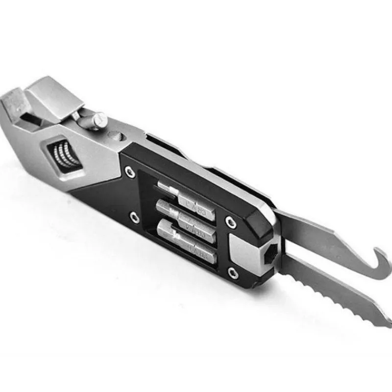 The Decor Haven Fahrräder & Verkehr|Camping Im Freien-Faltbarer Schraubenschlüssel-Werkzeugsatz aus Edelstahl – Pro Expert Mechanic Tools