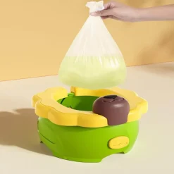 Kinder Wilderness Haven Kinderwagen & Zubehör|Outdoor-Artikel-Faltbarer Töpfchentrainer – Tragbare Toilettenlösung für Kinder