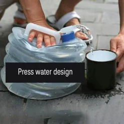 Gear Up u0026 Go Camping-Werkzeuge|Outdoor-Gadgets-Faltbarer Wasserbehälter - Tragbarer Vorratstank für den Außenbereich