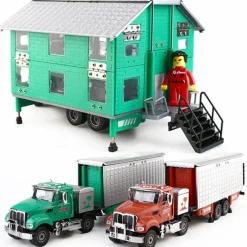 The Decor Haven Babyspielzeug-Faltbarer Wohnmobilanhänger - Tragbarer Wohnmobiltransporter