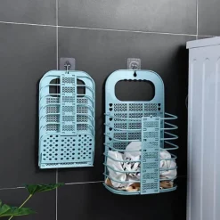 The Blissful Bath Badezimmer|Möbel-Faltbarer Wäschekorb – Tragbarer Wäschekorb