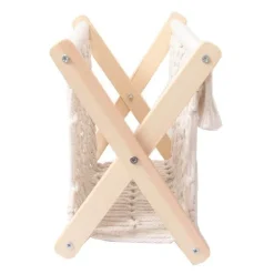 Cozy Living Wohndeko|Möbel-Faltbarer Zeitschriftenhalter aus Baumwolle – Aufbewahrungsbox für das Homeoffice