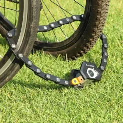 Decor Fahrräder & Verkehr-Faltbares Fahrradkettenschloss mit Diebstahlschutz – Sicheres Fahrradzubehör