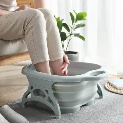 The Relaxation Nook Gesundheits-Gadgets|Gesundheits- Und Entspannungstools-Faltbares Fußbad-Massagegerät – Spa-Eimer zur Entspannung und wohltuenden Fußpflege