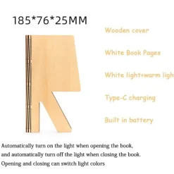 Willow u0026 Whim Beleuchtung-Faltbares LED-Buchlicht – kompakte dekorative Leselampe