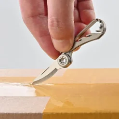 Roam Ready Heimwerkzeuge|Outdoor & Garten-Faltbares Schlüsselanhänger-Werkzeug aus Titan – Tragbares Taschen-Multitool