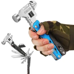 The Decor Haven Camping Im Freien|Outdoor & Garten-Faltbares Schraubendreher-Set – Kompaktes Survival-Werkzeugset