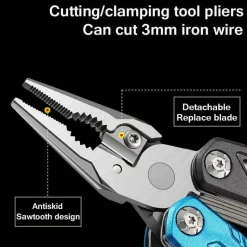 The Decor Haven Camping Im Freien|Outdoor & Garten-Faltbares Schraubendreher-Set – Kompaktes Survival-Werkzeugset