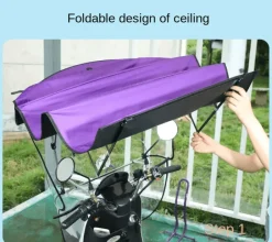 Decor Fahrräder & Verkehr-Faltrad-Überdachung - Wasserdichte Regenschutzausrüstung