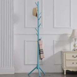 Cozy Living Gadgets Für Zuhause|Möbel-Farbenfrohe Garderobe mit 8 Haken – Moderner Organizer für Zuhause