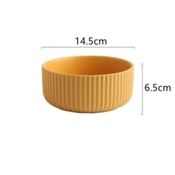 The Culinary Kit Küche & Esszimmer-Farbenfroher Essteller aus Keramik – Stilvolles Geschirr für alle Gelegenheiten