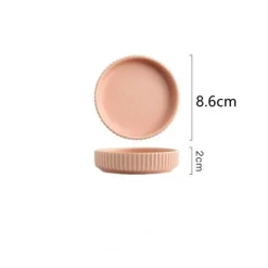 The Culinary Kit Küche & Esszimmer-Farbenfroher Essteller aus Keramik – Stilvolles Geschirr für alle Gelegenheiten