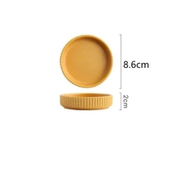 The Culinary Kit Küche & Esszimmer-Farbenfroher Essteller aus Keramik – Stilvolles Geschirr für alle Gelegenheiten