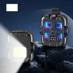 Cozy Living Camping Im Freien|Outdoor & Garten-Farbenfrohes, wiederaufladbares, flammenloses Feuerzeug – Pulslichtbogen-Design