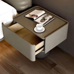 The Lounge Loft Möbel-Faustine Nachttisch - Moderner Nachttisch aus Holz