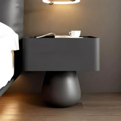 The Lounge Loft Möbel-Faustine Nachttisch - Moderner Nachttisch aus Holz