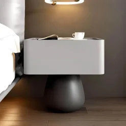 The Lounge Loft Möbel-Faustine Nachttisch - Moderner Nachttisch aus Holz