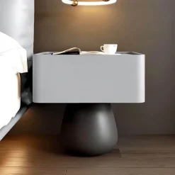 The Lounge Loft Möbel-Faustine Nachttisch - Moderner Nachttisch aus Holz