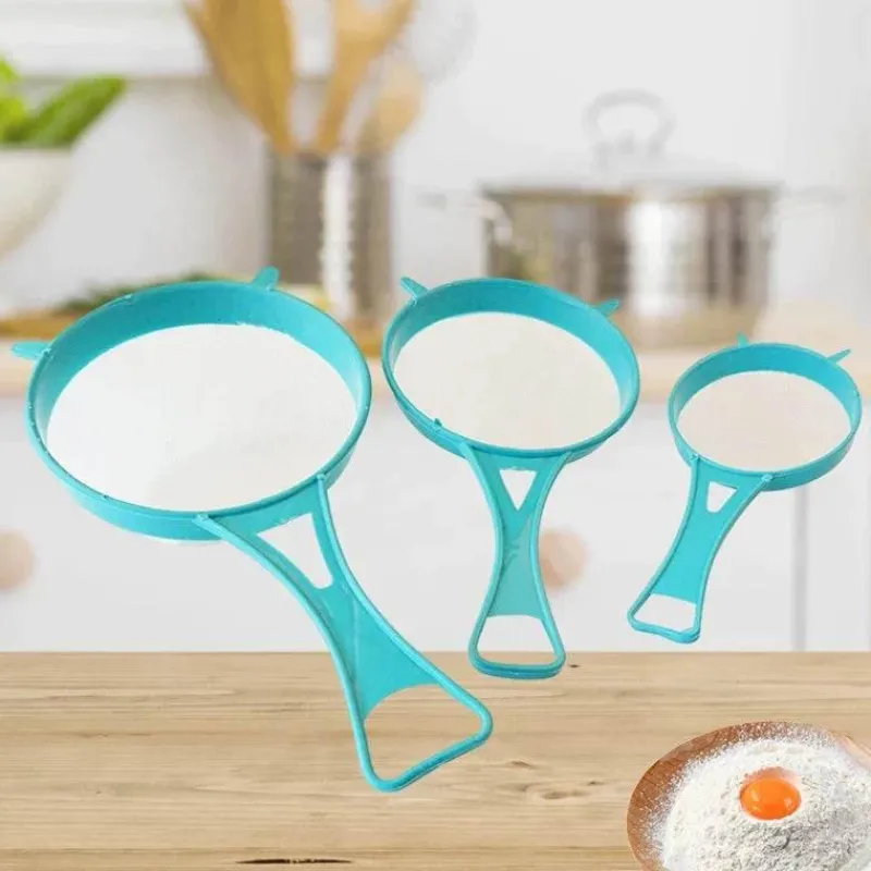 Tom Küche & Esszimmer-Feinmaschiges Teesieb, Backmehlfilter-Werkzeug für präzises Aufbrühen und Kochen