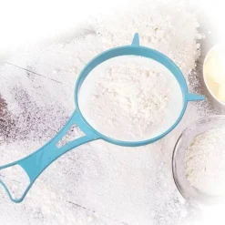 Tom Küche & Esszimmer-Feinmaschiges Teesieb, Backmehlfilter-Werkzeug für präzises Aufbrühen und Kochen