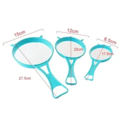 Tom Küche & Esszimmer-Feinmaschiges Teesieb, Backmehlfilter-Werkzeug für präzises Aufbrühen und Kochen