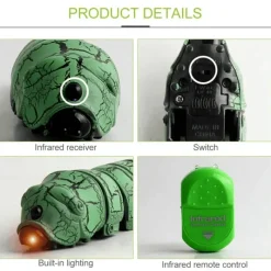 The Decor Haven Babyspielzeug-Ferngesteuertes Raupenroboter-Spielzeug – Simulationsspaß für Kinder