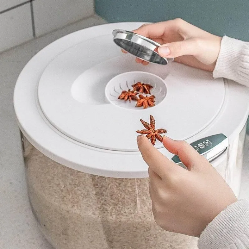 Space Savvy Küche & Esszimmer-Feuchtigkeitsbeständige Getreideaufbewahrungsbox - Luftdichter Behälter