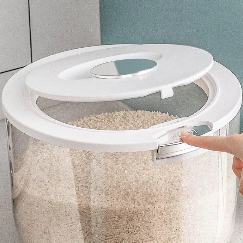 Space Savvy Küche & Esszimmer-Feuchtigkeitsbeständige Getreideaufbewahrungsbox - Luftdichter Behälter