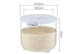 Space Savvy Küche & Esszimmer-Feuchtigkeitsbeständige Getreideaufbewahrungsbox - Luftdichter Behälter