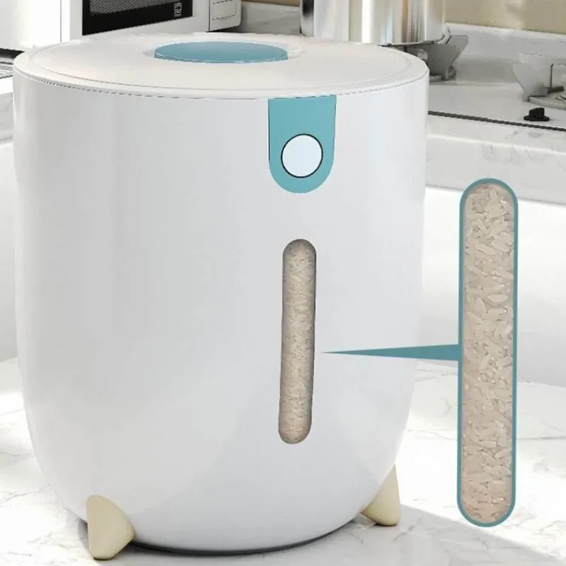 Space Savvy Küche & Esszimmer-Feuchtigkeitsbeständiger großer Reisaufbewahrungsbehälter – luftdichte Lösung zur Aufbewahrung von Lebensmitteln