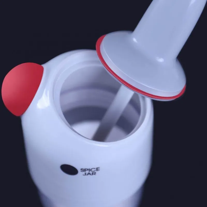 Space Savvy Küche & Esszimmer-Feuchtigkeitsbeständiges Gewürzglas – 2-in-1-Aufbewahrungsbehälter für Gewürze