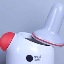 Space Savvy Küche & Esszimmer-Feuchtigkeitsbeständiges Gewürzglas – 2-in-1-Aufbewahrungsbehälter für Gewürze