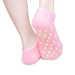 PureGlow Frauenpflege|Körperpflege-Feuchtigkeitsspendende Gelsocken – Wiederverwendbare Spa-Fußbehandlung