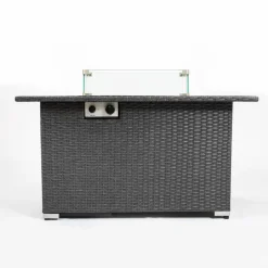 Comfort u0026 Style Camping Im Freien|Outdoor & Garten-Feuerstellentisch aus blauem Stein – Eleganter Versammlungstisch für die Terrasse im Freien