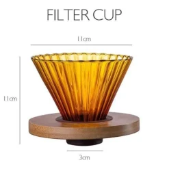 The Cozy Mug Küche & Esszimmer-Filterkaffeekanne und Tassenset – Zubehör für die Einzelportion-Kaffeezubereitung