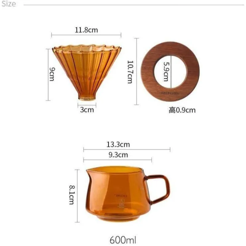 The Cozy Mug Küche & Esszimmer-Filterkaffeekanne und Tassenset – Zubehör für die Einzelportion-Kaffeezubereitung