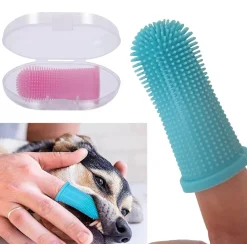 Decor Haustierzubehör|Reinigungswerkzeuge Für Haustiere-Fingerzahnbürste für Haustiere – Zahnpflegewerkzeug für Hunde und Katzen