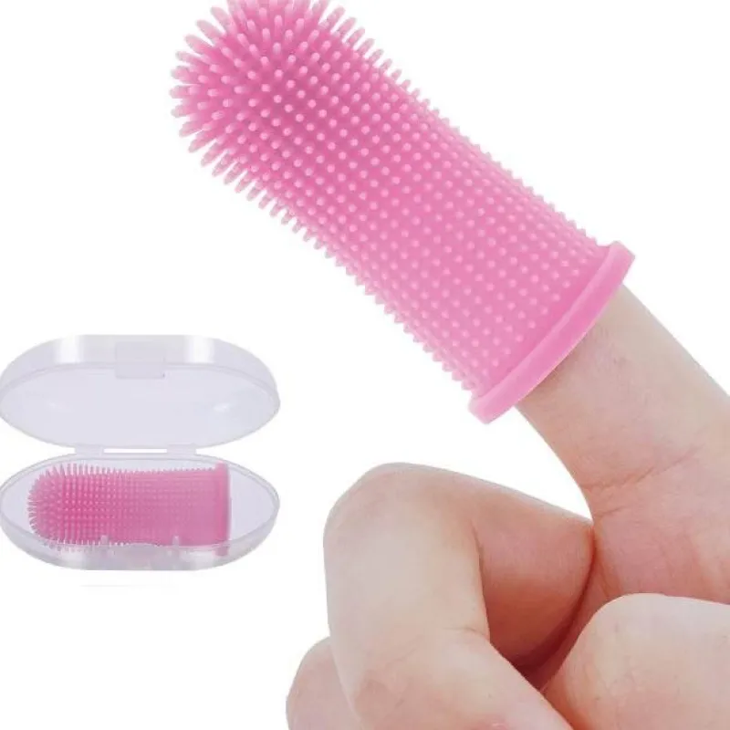 Decor Haustierzubehör|Reinigungswerkzeuge Für Haustiere-Fingerzahnbürste für Haustiere – Zahnpflegewerkzeug für Hunde und Katzen