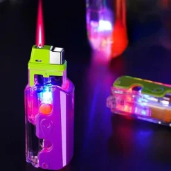 Cozy Living Camping Im Freien|Outdoor-Artikel-Flammenloses Sturmfeuerzeug - Einziehbarer Feuerstarter