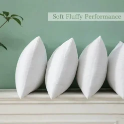 Pillow Haven Bettzeug-Flauschige Dekokisseneinsätze – weiche Kissenpolster 30 x 50 cm, 45 x 45 cm, 50 x 50 cm
