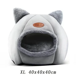 Comfort u0026 Style Haustierzubehör|Haustierbetten-Flauschiges Katzenbett – Gemütlicher Höhlenstil für den Innenbereich