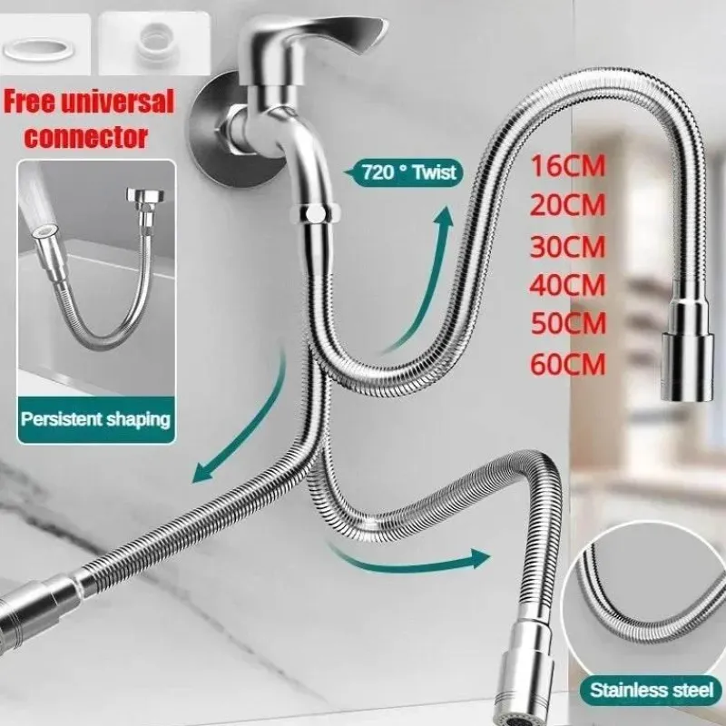 The Decor Haven Küche & Esszimmer-Flexible Küchenhahn-Verlängerungsdüse – verstellbares Universaldesign