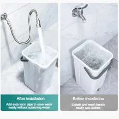 The Decor Haven Küche & Esszimmer-Flexible Küchenhahn-Verlängerungsdüse – verstellbares Universaldesign