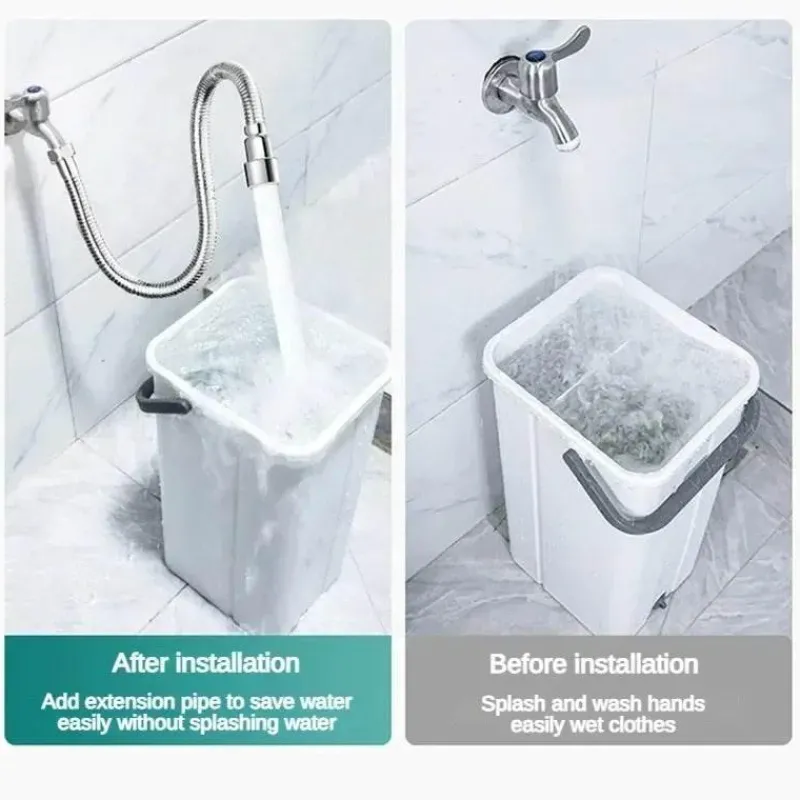 The Decor Haven Küche & Esszimmer-Flexible Küchenhahn-Verlängerungsdüse – verstellbares Universaldesign